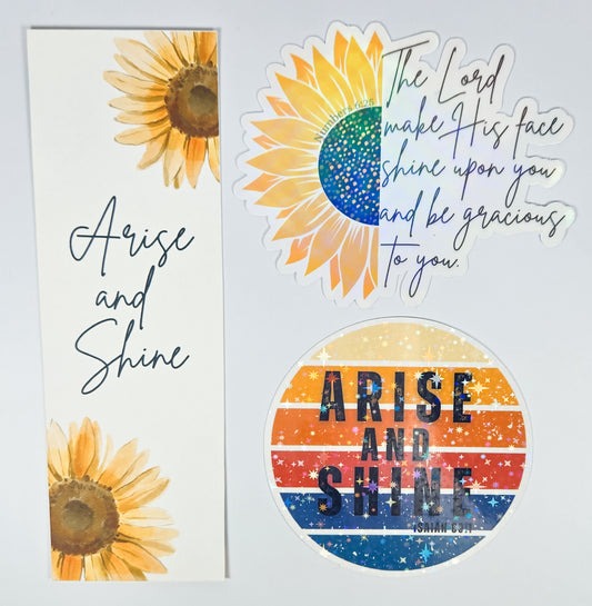 $5 Bundle Bookmark + 2pk Stickers #71