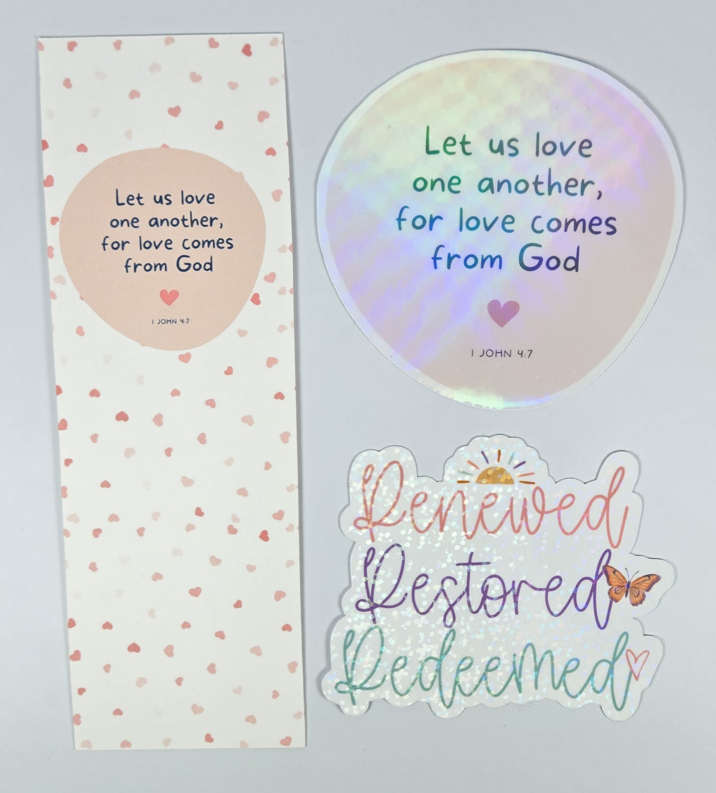 $5 Bundle Bookmark + 2pk Stickers #75