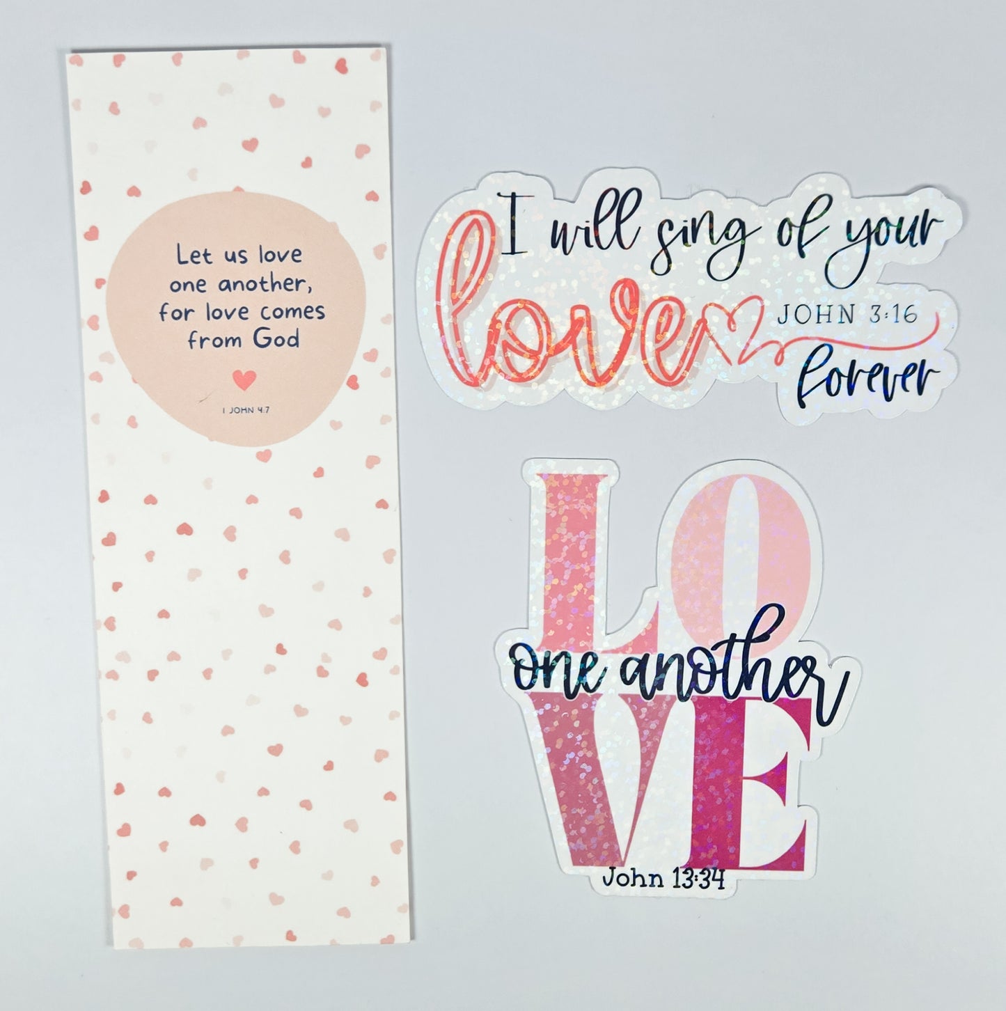 $5 Bundle Bookmark + 2pk Stickers #76