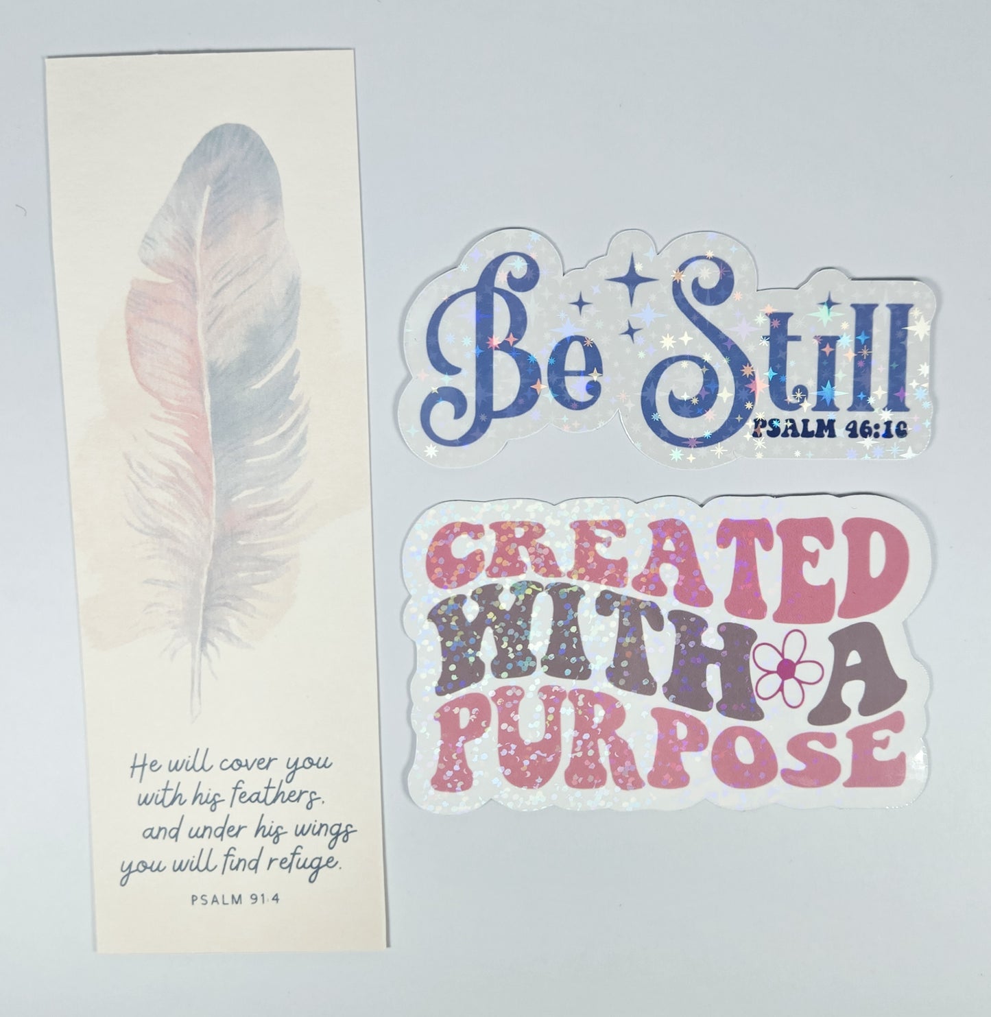 $5 Bundle Bookmark + 2pk Stickers #83