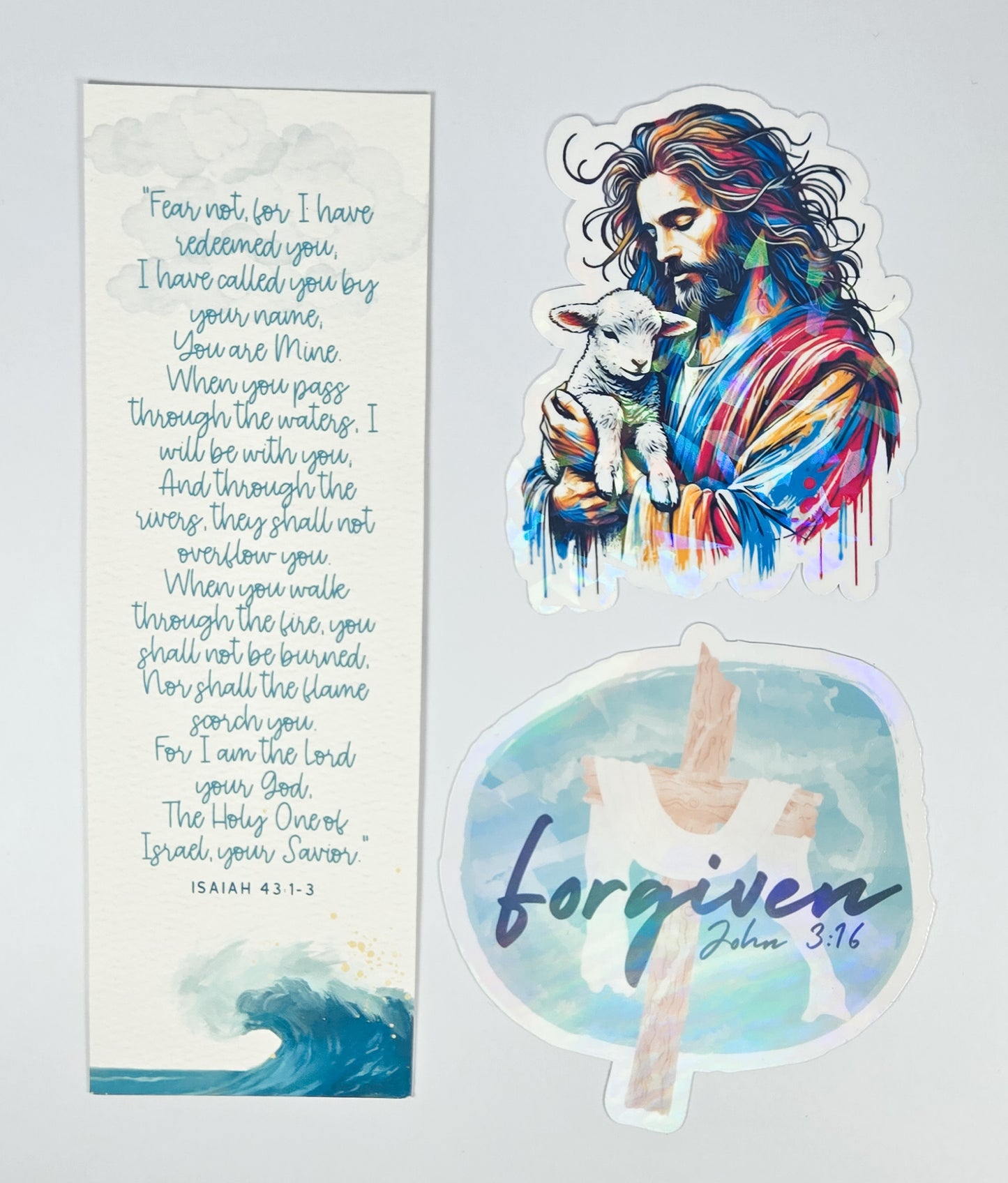 $5 Bundle Bookmark + 2pk Stickers #87