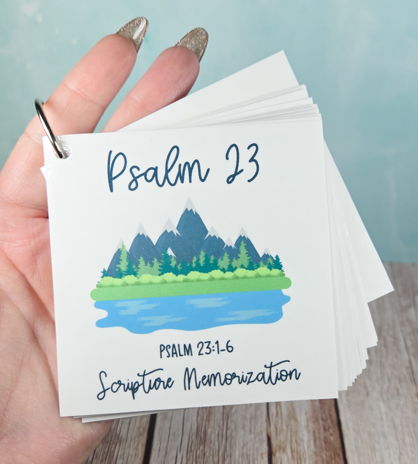 Psalm 23 Scripture Memorization Cards