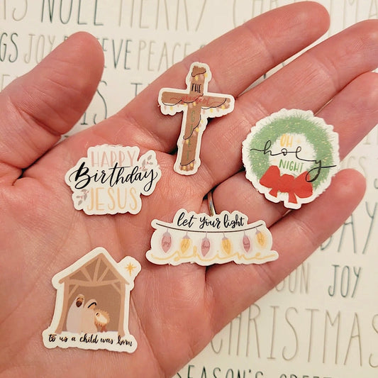 Happy Birthday Jesus 5pk Mini Stickers