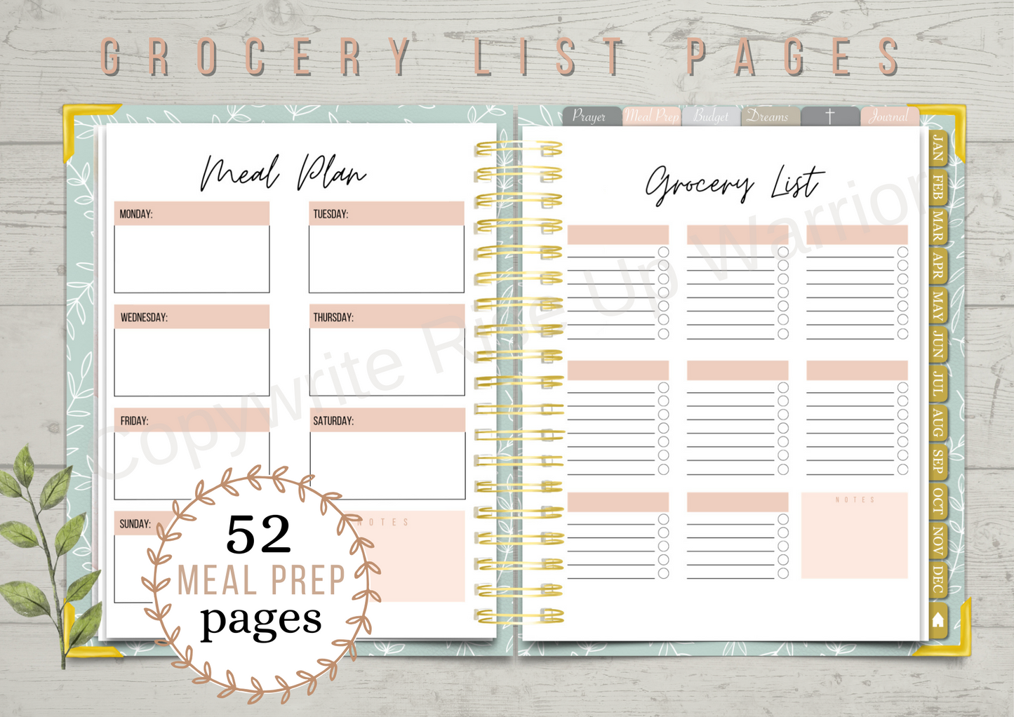 Mint Leaf Planner