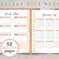 Pink Faux Leather Planner