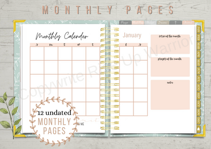 Mint Leaf Planner