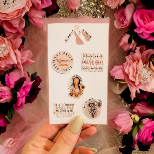 Anointed Woman Mini Sticker Pack