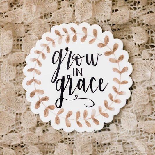 Grow in Grace Sticker