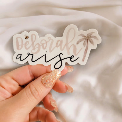 Deborah Arise Christian Sticker