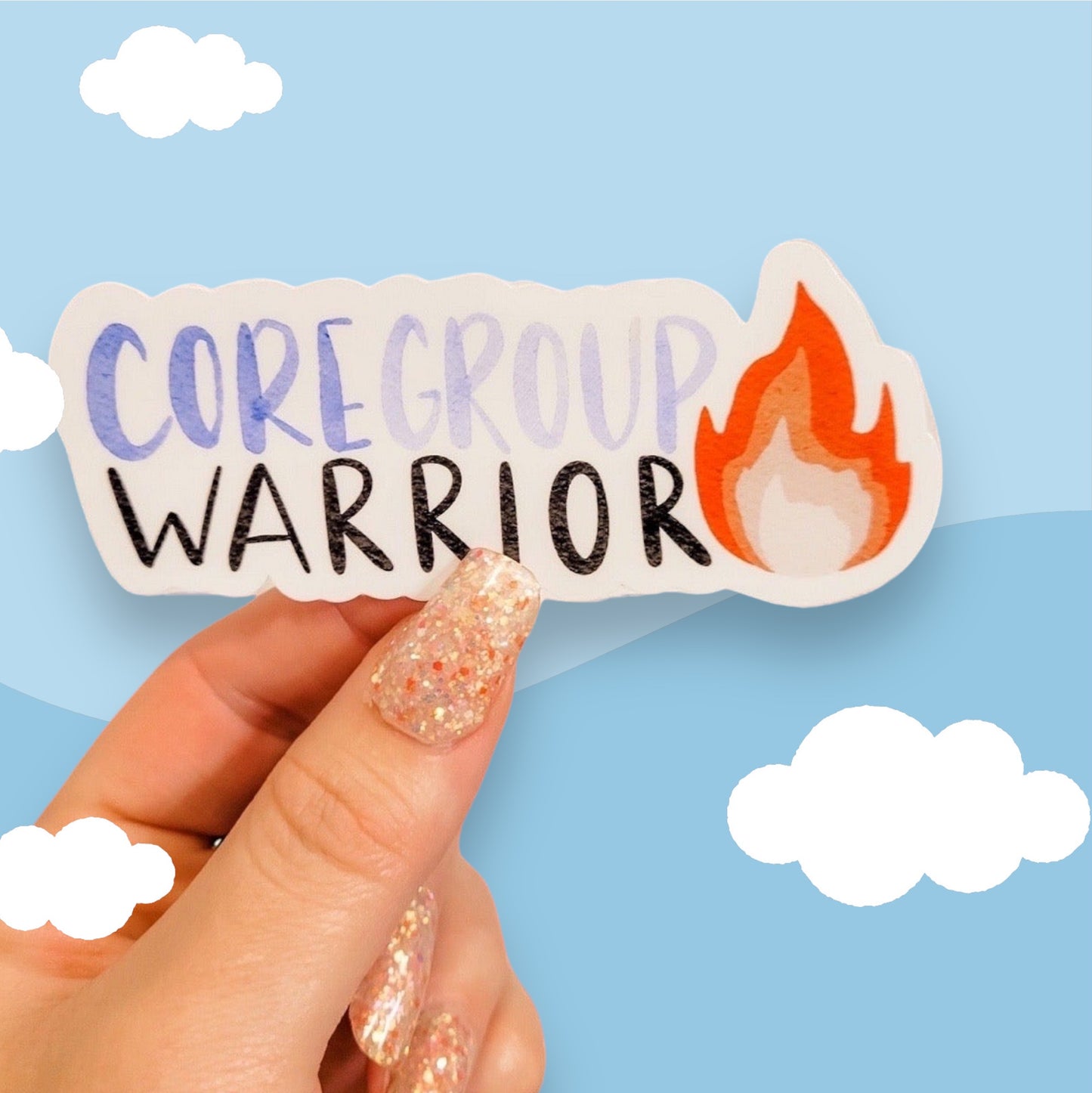 Boy's Core Group Warrior Sticker