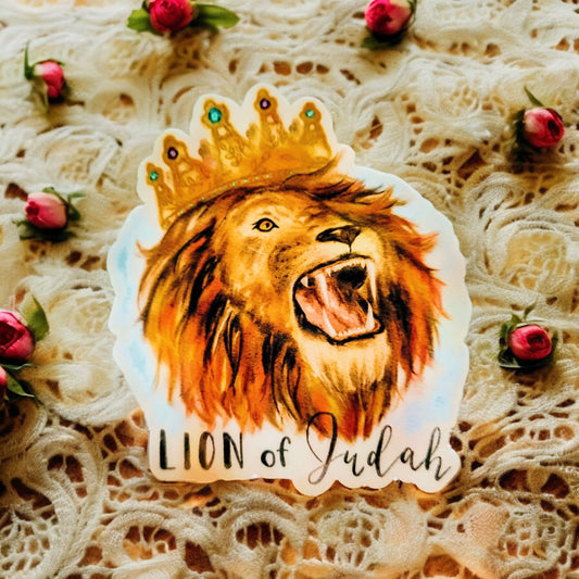 King Lion of Judah Sticker