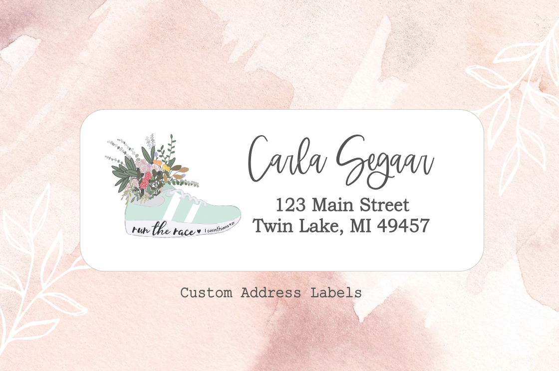 Run the Race Custom Address Return Labels - 30ea