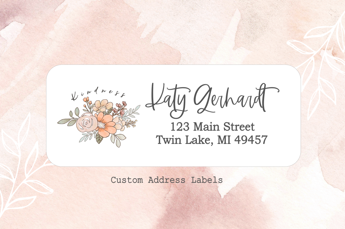 Kindness Custom Address Return Labels - 30ea