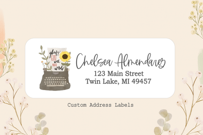 Glorify God Custom Address Return Labels - 30ea