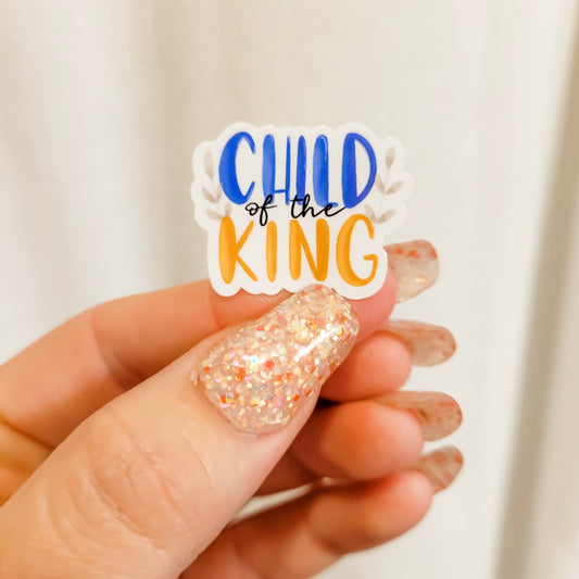 Boy's Child of the King Mini Sticker