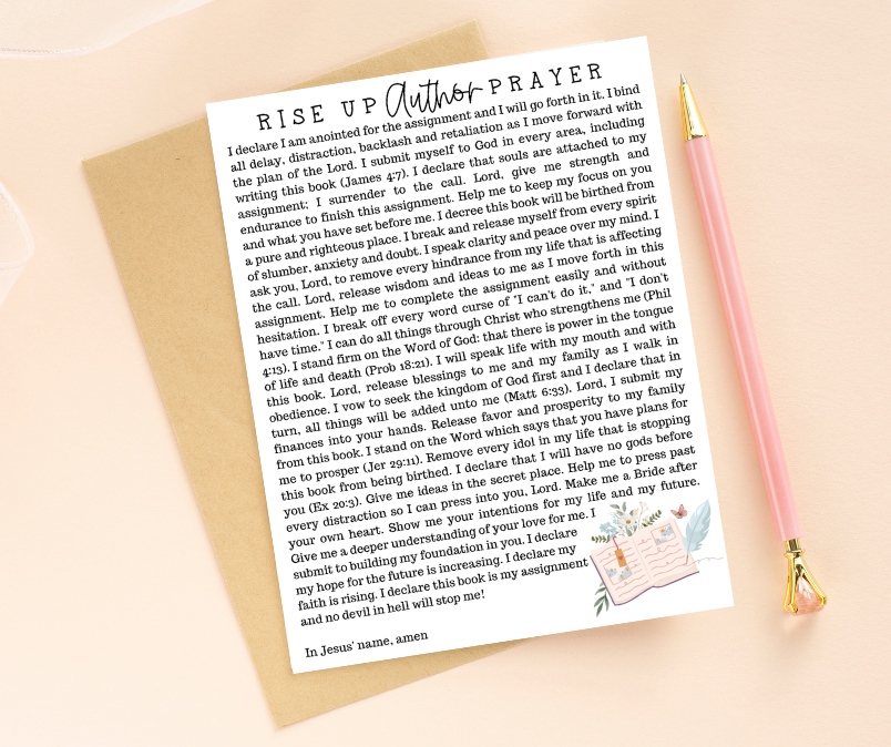Prayer for Authors Digital Download
