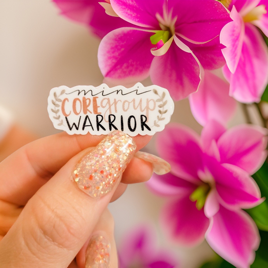Girl's Core Group Warrior Mini Sticker