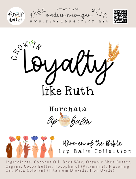Grow in Loyalty like Ruth Horchata Lip Balm
