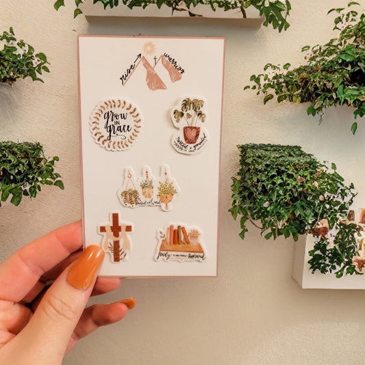 Grow in the Word Mini Sticker Pack