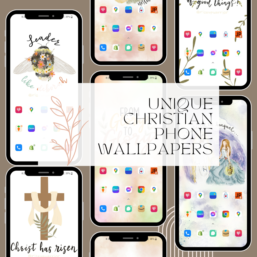 Christ Has Risen Phone Background Digital Download