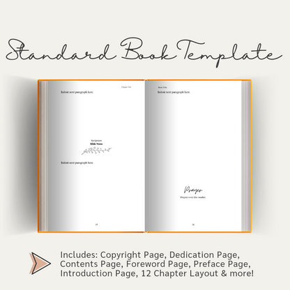 Standard Book Template for Canva (Editable)