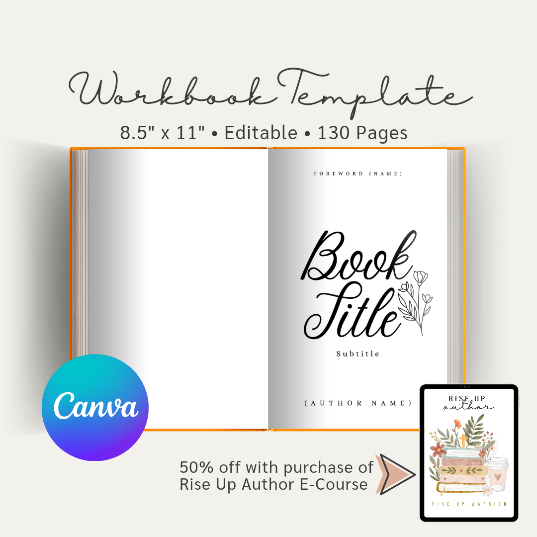 Workbook Template for Canva (Editable)