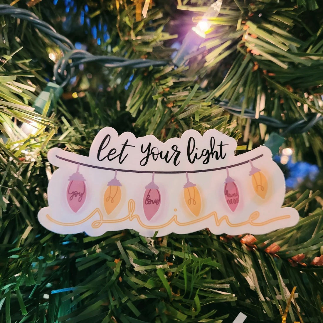 Let Your Light Shine Sticker