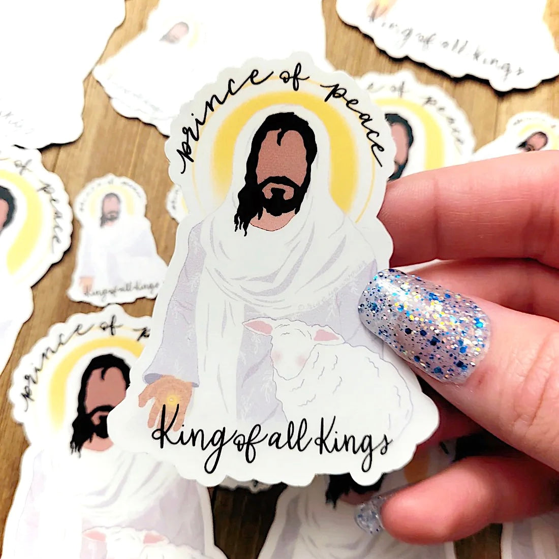 Prince of Peace Jesus Sticker