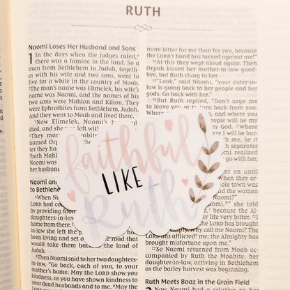 Faithful like Ruth Christian Sticker