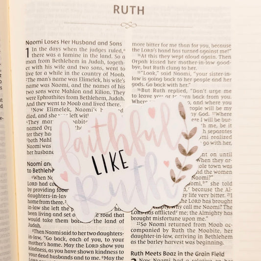 Faithful like Ruth Christian Sticker