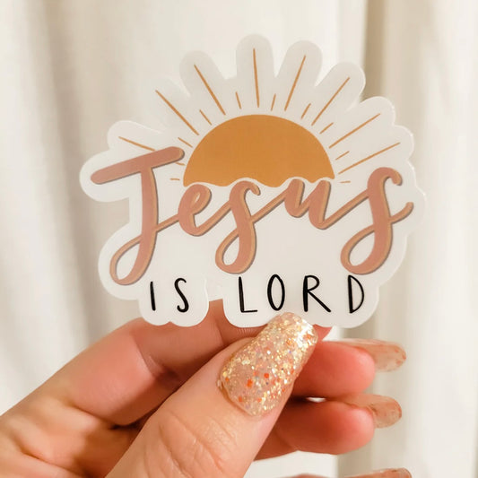Jesus is Lord Christian Sticker
