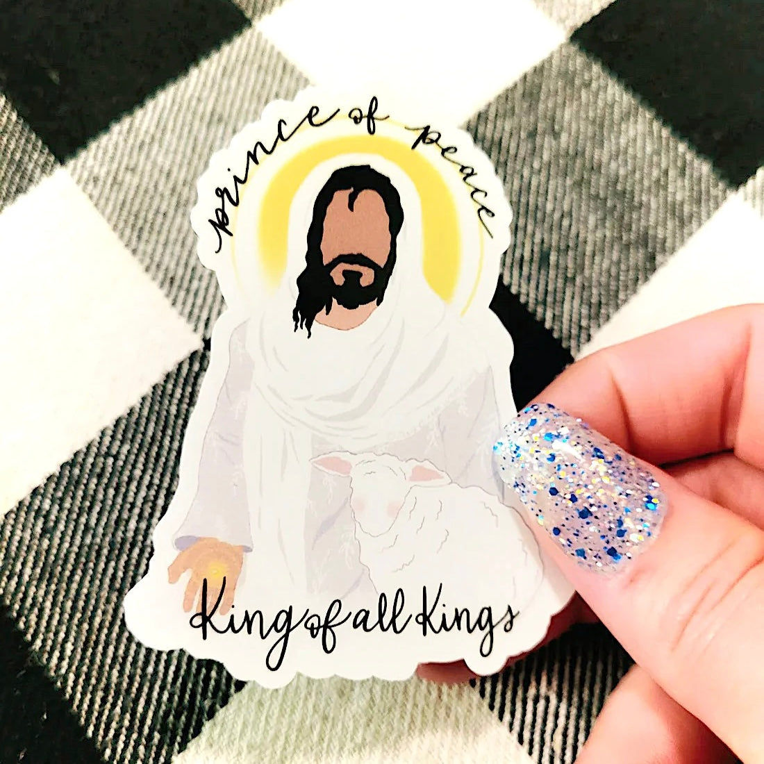 Prince of Peace Jesus Sticker