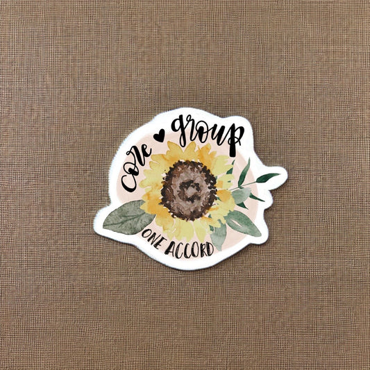 Core Group One Accord Floral Sticker