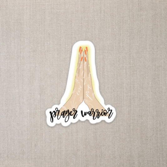 Core Group Prayer Warrior - Light Tone Sticker