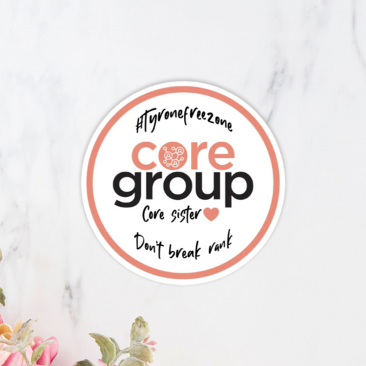 Jenny's Core Group Circle Sticker