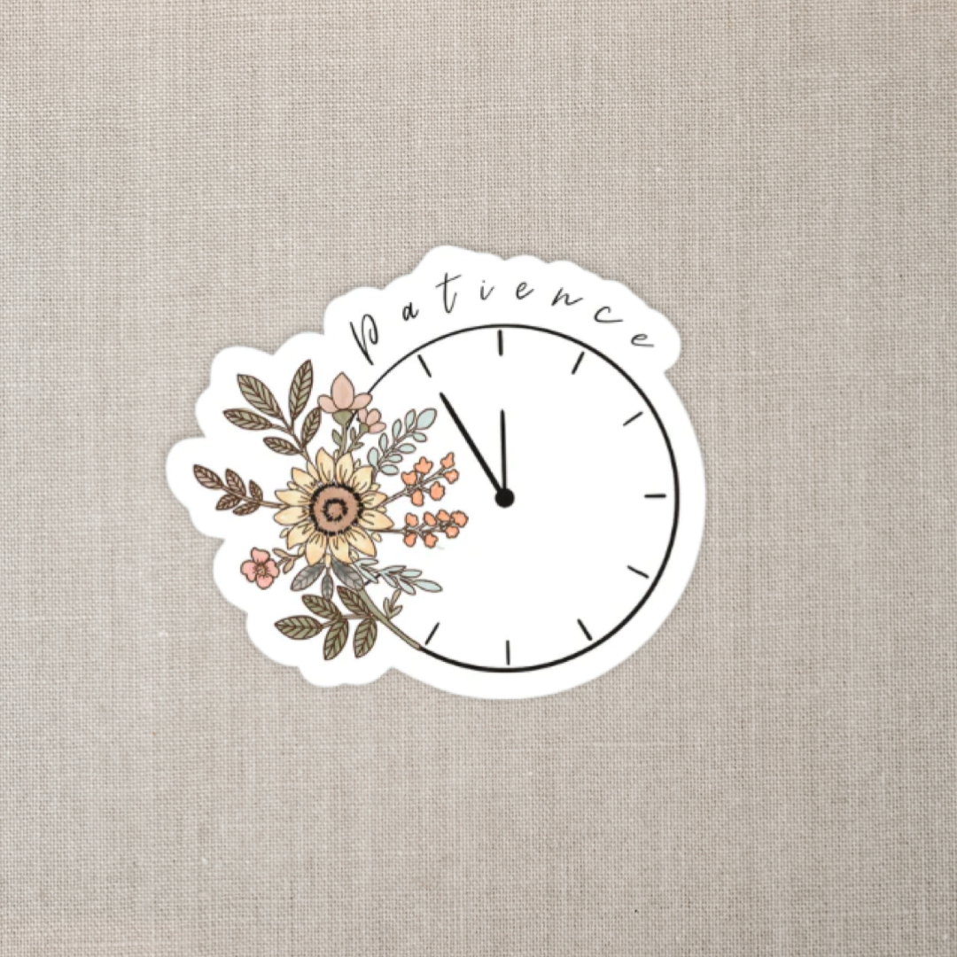 Patience Clock Sticker