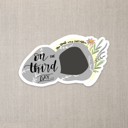 On the Third Day Sticker