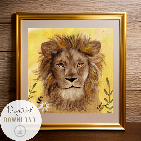 Lion of Judah Digital Print