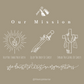 Holographic Psalm 91 He Will Command His Angels Sword Mini Sticker