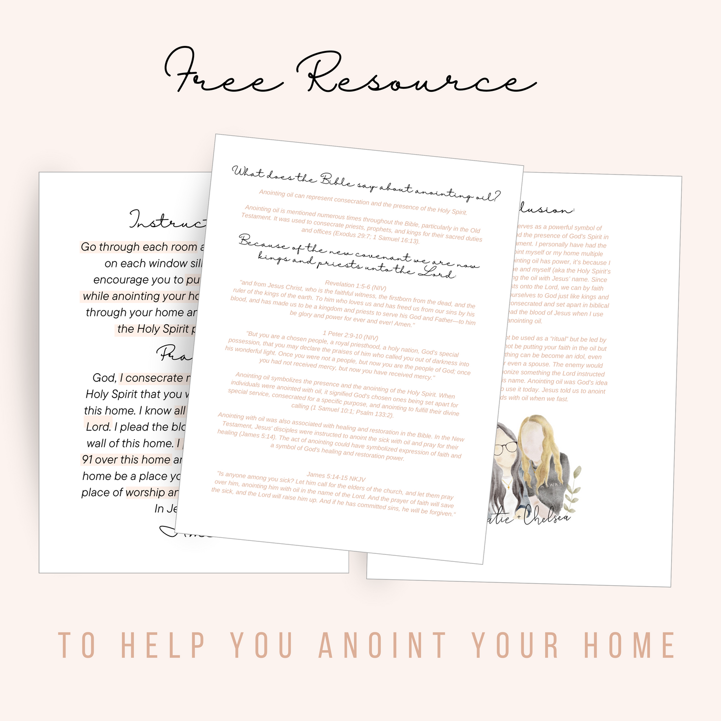 Instructions & Prayer To Anoint Your Home