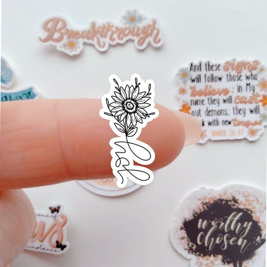 Joy Flower Mini Sticker