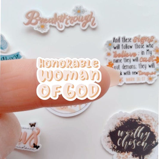 Honorable Woman Mini Sticker