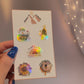 Holographic Anointing 5pk Mini Stickers