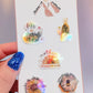 Holographic Anointing 5pk Mini Stickers