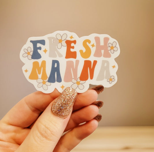 Fresh Manna Floral Sticker