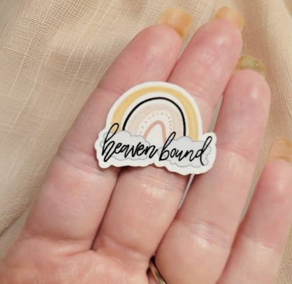 Heaven Bound Rainbow Mini Sticker