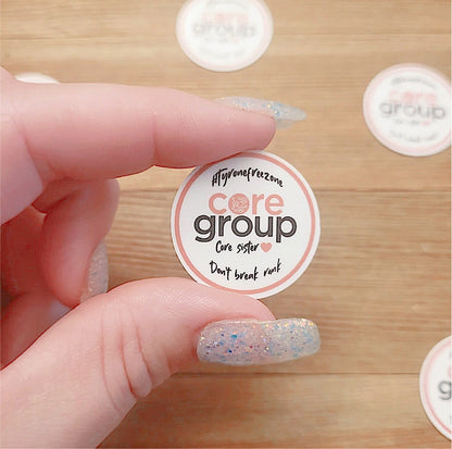 Jenny's Core Group Single Mini Sticker