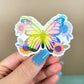 Holographic New Life Butterfly Sticker