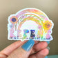 Holographic Repent Rainbow Sticker