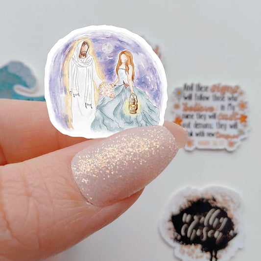 Bride of Christ Mini Sticker